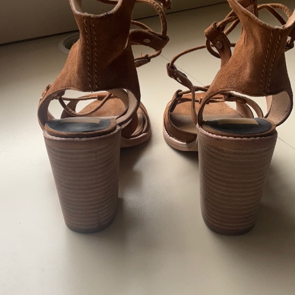 Dolce Vita 3.5” Stacked Gladiator SuedeSandals - Picture 4 of 8